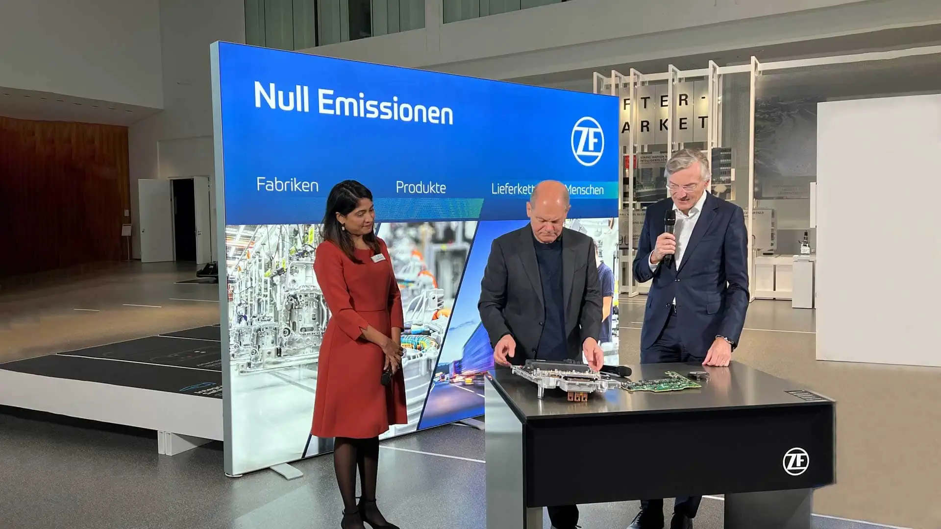 LED-Videowand bei einer Veranstaltung von ZF